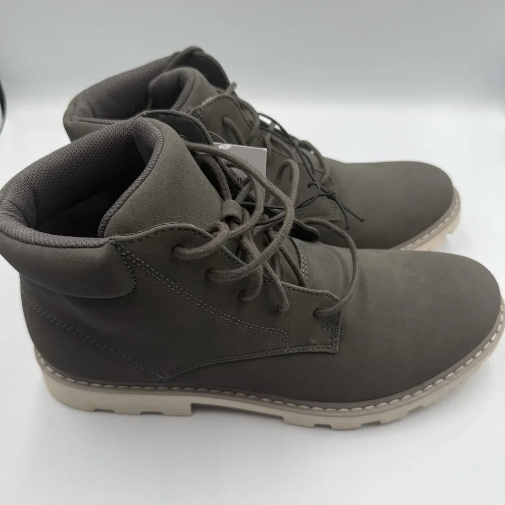 Goodfellow & Co Maynard Chukka Boots Men's 9.5 Charcoal Gray NWT